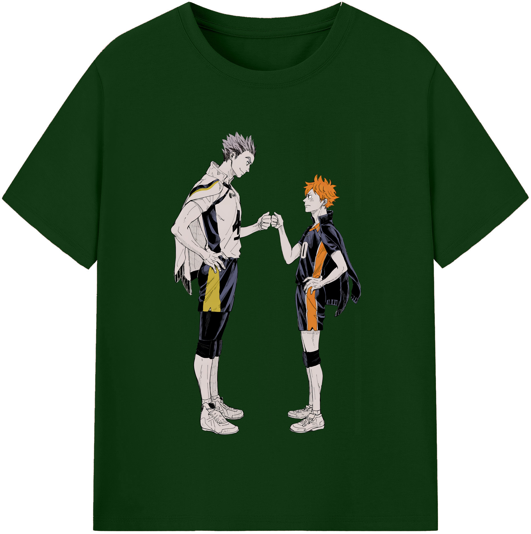 （画像用） ハイキュー!! Haikyu!! 綿100％半袖Tシャツ（フロントプリント）
